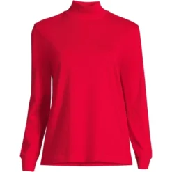 Lands' End Women's Plus Size Long Sleeve Super T Mock -Modish Ink Sales GUEST 63e3a0f8 8598 43c3 b1db e5aaa5a5e1b5
