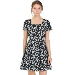 Allegra K Women's Print Casual Square Neck Short Sleeve Mini A-Line Dress 27 Allegra K Women's Print Casual Square Neck Short Sleeve Mini A-Line Dress -Modish Ink Sales GUEST 6890ef32 8fa7 44e0 8076 e7ba567867b2