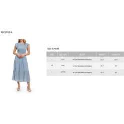 August Sky Women`s Smocked Tiered Dress -Modish Ink Sales GUEST 6ab9e308 924a 4e37 b956 e813c85f7321