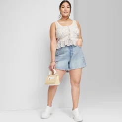 Women's High-Rise Cutoff Midi Jean Shorts - Wild Fable™ -Modish Ink Sales GUEST 6b130dbf b9d8 451b 9345 89aecdfea6b5