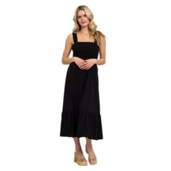 August Sky Women's Smocked Midi Dress -Modish Ink Sales GUEST 6d018747 c2f9 45c3 8496 ed5a6a856416