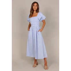 Petal And Pup Womens Clo Puff Sleeve Maxi Dress -Modish Ink Sales GUEST 6e53a41b 3156 4e7e 849c a7ec7a710435