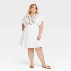 Women's Kimono Short Sleeve A-Line Dress - Knox Rose™ White -Modish Ink Sales GUEST 71c27d99 f07e 4218 85f4 e96524ee4b8e