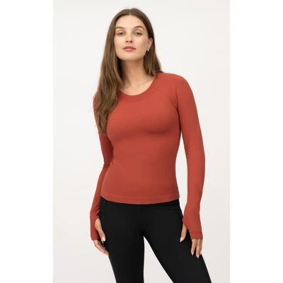 Yogalicious Womens Seamless Zaia Long Sleeve Active Shirt 11 Yogalicious Womens Seamless Zaia Long Sleeve Active Shirt - Image 9