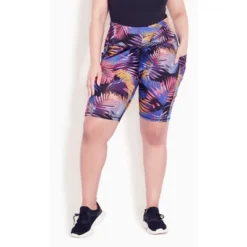 Women's Plus Size Print Bike Short - Coral Palm | AVENUE LEISURE 7 Women's Plus Size Print Bike Short - Coral Palm | AVENUE LEISURE -Modish Ink Sales GUEST 7532d92a 49a2 48b9 8df4 3987fcd83f62