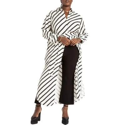 ELOQUII Women’s Plus Size The 365 Suit Crop Flare Leg Trouser 8 ELOQUII Women’s Plus Size The 365 Suit Crop Flare Leg Trouser - Image 6