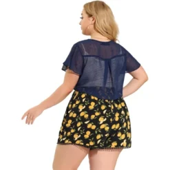Agnes Orinda Women's Plus Size Shorts Floral Straight Slash Pocket Lace Trim Elastic Waist Pants 11 Agnes Orinda Women's Plus Size Shorts Floral Straight Slash Pocket Lace Trim Elastic Waist Pants -Modish Ink Sales GUEST 799fab4e 6033 4613 9495 f03825c09922