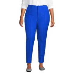 Lands' End Women's High Rise Bi Stretch Pintuck Pencil Ankle Pants -Modish Ink Sales GUEST 7c7bc8fe 046a 49e4 8fe0 c7e275163ce4