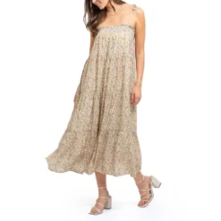 August Sky Women's Spaghetti Tie Floral Maxi Dress -Modish Ink Sales GUEST 7e0030a5 5aec 4482 9440 b54b923be254