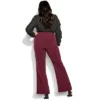 Women's Plus Size Tuxe Luxe Pant - Claret| CITY CHIC