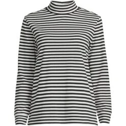 Lands' End Women's Plus Size Long Sleeve Super T Mock -Modish Ink Sales GUEST 81ec98de abc8 4533 890c 295bfcd236b1