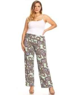 Women's Plus Size Paisley Printed Palazzo Pants - White Mark 15 Women's Plus Size Paisley Printed Palazzo Pants - White Mark -Modish Ink Sales GUEST 830c6b3d ce13 44b9 830e 93716eb0216c