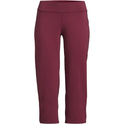 Lands' End Women's Starfish Mid Rise Elastic Waist Pull On Crop Pants 14 Lands' End Women's Starfish Mid Rise Elastic Waist Pull On Crop Pants - Image 12