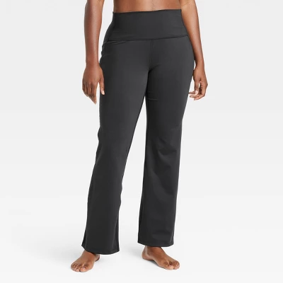 Women's Brushed Sculpt Curvy Pocket Straight Leg Pants 31.5" - All In Motion™ 4 Women's Brushed Sculpt Curvy Pocket Straight Leg Pants 31.5" - All In Motion™ - Image 2