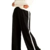 ELOQUII Women’s Plus Size Wide Leg Pant With Side Stripe