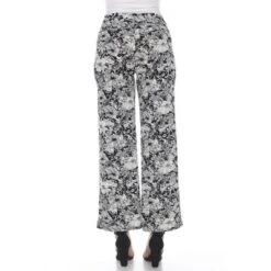 Women's Floral Paisley Wide Leg Palazzo Pants - White Mark -Modish Ink Sales GUEST 8a14b19d 1c16 4b70 92e8 d57cbc0d846f