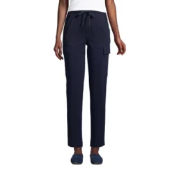 Lands' End Women's Sport Knit Denim High Rise Cargo Ankle Pants -Modish Ink Sales GUEST 8b38d9d0 f744 4f99 ada7 054f73fa4096