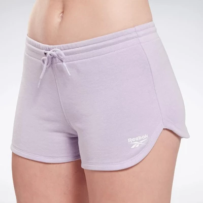Reebok Identity French Terry Shorts Womens Athletic Shorts 6 Reebok Identity French Terry Shorts Womens Athletic Shorts - Image 4