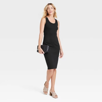 Women's Ribbed Midi T-Shirt Dress - Universal Thread™ 4 Women's Ribbed Midi T-Shirt Dress - Universal Thread™ - Image 2