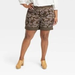 Women's High-Rise Relaxed Fit Pull-On Shorts - Knox Rose™ -Modish Ink Sales GUEST 8ee54bdb f295 473e a631 4aaec1091ddf