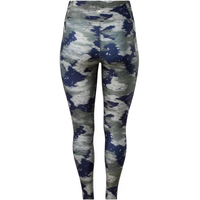 Reebok Workout Ready Camo Print Tights (Plus Size) Womens Athletic Leggings 8 Reebok Workout Ready Camo Print Tights (Plus Size) Womens Athletic Leggings - Image 6