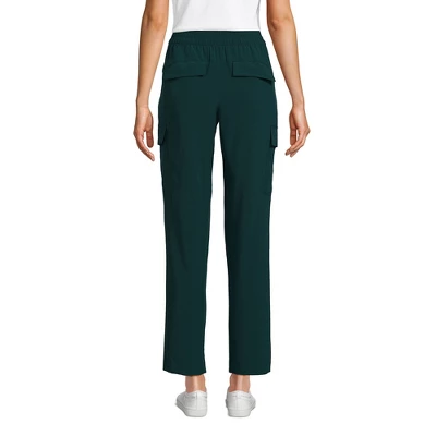Lands' End Women's Active Lightweight Woven Packable Cargo Pants 3 Lands' End Women's Active Lightweight Woven Packable Cargo Pants