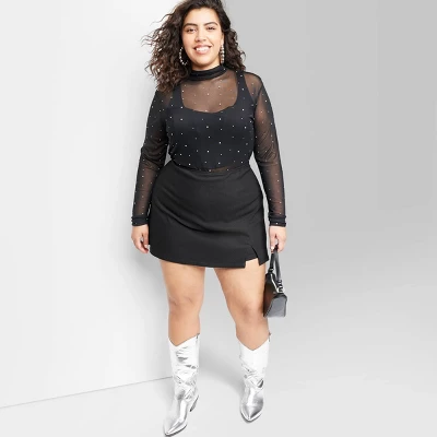 Women's High-Rise Bodycon Mini Skort - Wild Fable™ 6 Women's High-Rise Bodycon Mini Skort - Wild Fable™ - Image 4