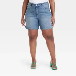 Women's High-Waisted Bermuda Jean Shorts - Ava & Viv™ -Modish Ink Sales GUEST 93737281 a802 4b79 ad9f 7b6c338d5375
