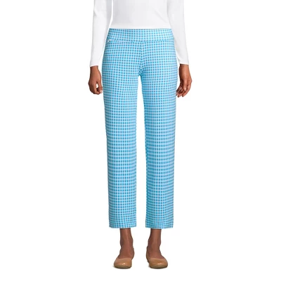 Lands' End Women's Starfish Mid Rise Elastic Waist Pull On Crop Pants 9 Lands' End Women's Starfish Mid Rise Elastic Waist Pull On Crop Pants - Image 7