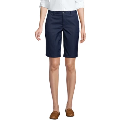 Lands' End Lands' End School Uniform Women's Active Chino Shorts 3 Lands' End Lands' End School Uniform Women's Active Chino Shorts