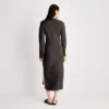 Women's Long Sleeve Asymmetrical Cut-Out Button Detail Midi Dress - Future Collectiveâ„¢ With Reese Blutstein Dark Gray 1 Women's Long Sleeve Asymmetrical Cut-Out Button Detail Midi Dress - Future Collectiveâ„¢ With Reese Blutstein Dark Gray -Modish Ink Sales GUEST 96c6bfb1 9fd5 45f5 81c9 f0252de864a5
