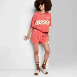 Women's Ascot + Hart Graphic Shorts - Red 14 Women's Ascot + Hart Graphic Shorts - Red -Modish Ink Sales GUEST 9cae38cc 7585 440a a0b1 212ddd020b58