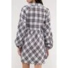 August Sky Women's Plaid Babydoll Mini Shirt Dress -Modish Ink Sales GUEST 9d9709a6 266d 4578 923f 789a6b0adea2