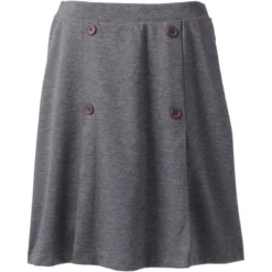 Lands' End Lands' End School Uniform Women's Ponte Button Front Skort -Modish Ink Sales GUEST 9daea82b be2c 4b36 9993 0a72229c5ed7