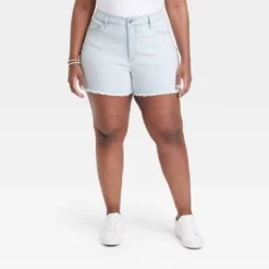 Women's High-Rise Denim Shorts - Ava & Viv™ Light Wash -Modish Ink Sales GUEST 9db3b725 c583 424c a91e f8bb915c6d04