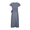 Hope & Henry Womens' Organic Cotton Short Sleeve Knit Tie Maxi Dress