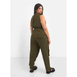 Rebdolls Women's Dylann Nylon Cargo Joggers -Modish Ink Sales GUEST a9336ac1 9108 4110 b44b c92d8fbad347