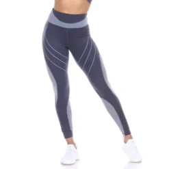 Women's High-Waist Reflective Piping Fitness Leggings - White Mark -Modish Ink Sales GUEST a9e0492c 76b5 4bc6 9181 29326ac14305