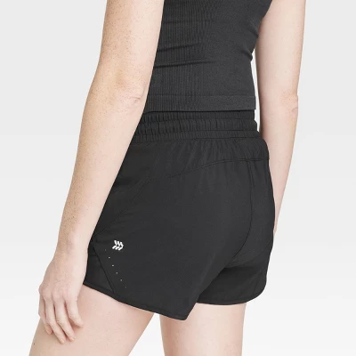 Women's Mid-Rise Run Shorts 3" - All In Motion™ 6 Women's Mid-Rise Run Shorts 3" - All In Motion™ - Image 4