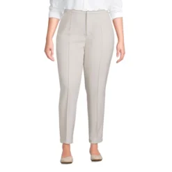 Lands' End Women's High Rise Bi Stretch Pintuck Pencil Ankle Pants -Modish Ink Sales GUEST b2466c97 e3c3 49a7 8254 9cfd5822d858