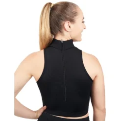 Capezio Women's Team Basics Mock Neck Top