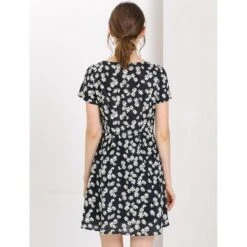 Allegra K Women's Print Casual Square Neck Short Sleeve Mini A-Line Dress 25 Allegra K Women's Print Casual Square Neck Short Sleeve Mini A-Line Dress -Modish Ink Sales GUEST b43531cb 2730 44f6 a5be 72970c832633