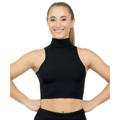 Capezio Women's Team Basics Mock Neck Top 4 Capezio Women's Team Basics Mock Neck Top - Image 2