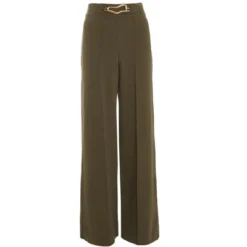 QUIZ Women's Olive Green Buckle Detail Palazzo Pant 9 QUIZ Women's Olive Green Buckle Detail Palazzo Pant -Modish Ink Sales GUEST be71c835 648c 459c 910a 1700e4de056f