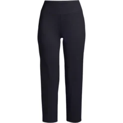 Lands' End Lands' End Women's Tall Active Crop Yoga Pants -Modish Ink Sales GUEST c0acb0fb 76ea 440c 9538 a7b8340b488a