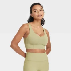 Women's Light Support Brushed Sculpt Bold Stitch Sports Bra - All In Motion™ -Modish Ink Sales GUEST cd41c197 5e57 468a 8683 cfdda681250b