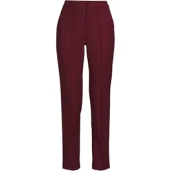 Lands' End Women's High Rise Bi Stretch Pintuck Pencil Ankle Pants -Modish Ink Sales GUEST cdd28ba3 fbae 44c2 ad86 ab4267be8495