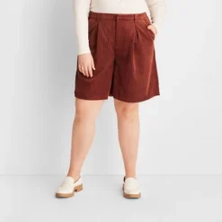 Women's Cord Oversized Trouser Shorts - Future Collective™ With Reese Blutstein Rust 9 Women's Cord Oversized Trouser Shorts - Future Collective™ With Reese Blutstein Rust -Modish Ink Sales GUEST d4a3e75f 90bb 4928 986e 85bf5856b345