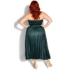 Women's Plus Size Ahanna Dress - Emerald | CITY CHIC