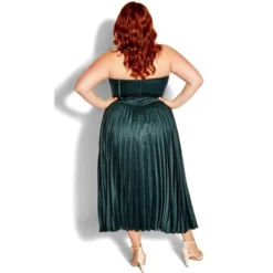 Women's Plus Size Ahanna Dress - Emerald | CITY CHIC